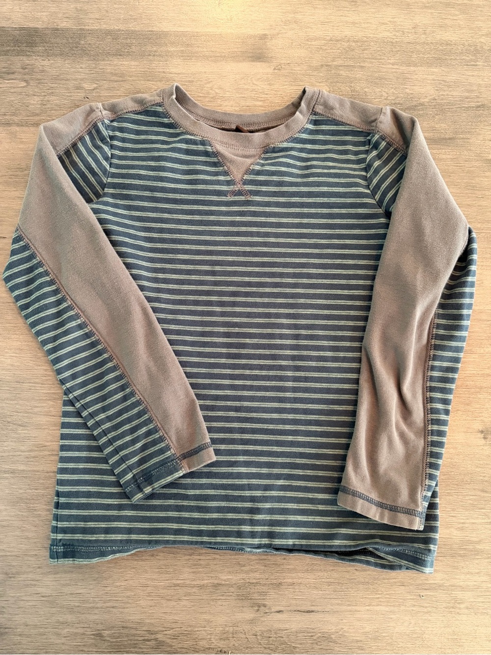 Tea Collection Boys Striped 100% Cotton Long Sleeve Shirt